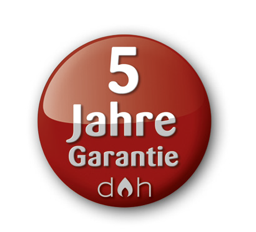 5 Jahre Garantie auf alle Produkte